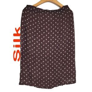 Women's 100% Silk Size XS Tube Skirt SDK379